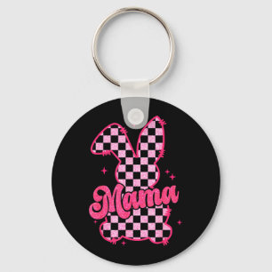 Mama Bunny Happy Easter Family Matching Easter Mum Key Ring