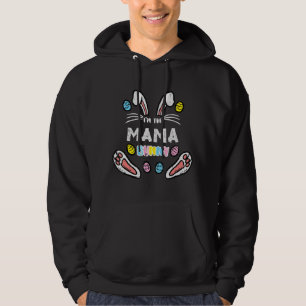 Mama Bunny Rabbit Easter Family Match Women Toddle Hoodie