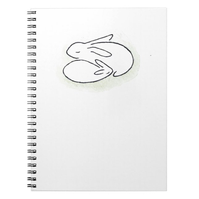 Mama Bunny Spiral Notebook (Front)