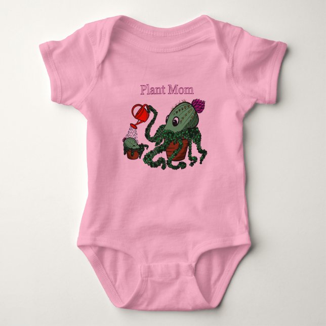 Mama Cactus Baby Bodysuit (Front)