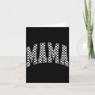 Mama chequered mum women mother's day card