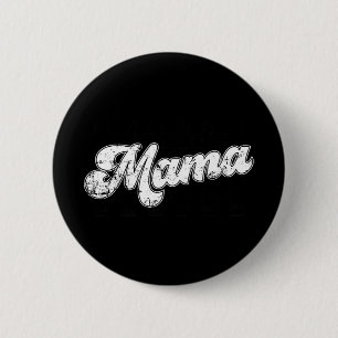 Mama Chequered Vintage Mothers Day Mum Women 1 6 Cm Round Badge