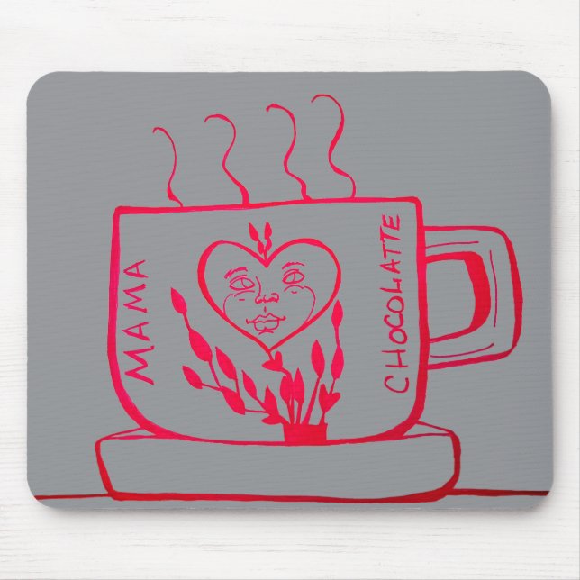 Mama Chocolatte Mouse Pad (Front)