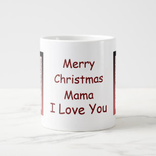 Mama Christmas Candy Canes Jumbo Mug