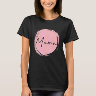 Mama Circle For Women Mama Letter Print Momlife T-Shirt