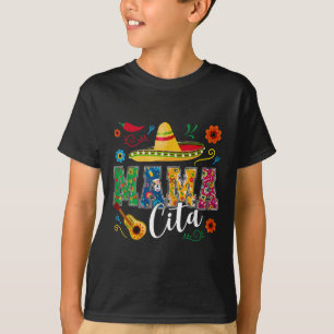 Mama Cita Cinco De Mayo Mexican Sombrero Guitar Ca T-Shirt