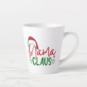 Mama Claus Christmas Design-60094 Latte Mug