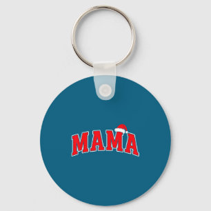Mama Claus Christmas Matching Family Xmas Pajama M Key Ring