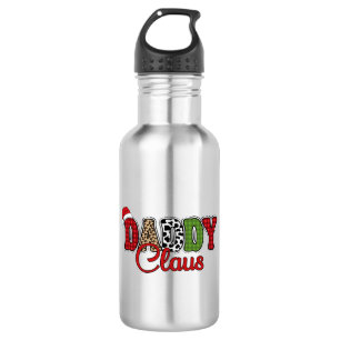 Mama Claus Christmas Plaid Text Design-50095 532 Ml Water Bottle