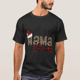 Mama Claus Santa Hat Christmas Pajama Family Match T-Shirt
