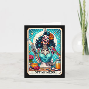 Mama Club Tarot Card Skeleton Halloween 
