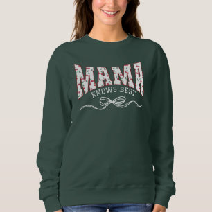 MAMA Coquette Cherries Personalised Sweatshirt