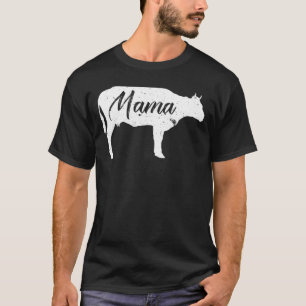 Mama Cow Heifer Farmer Cow Cattle Country Tee