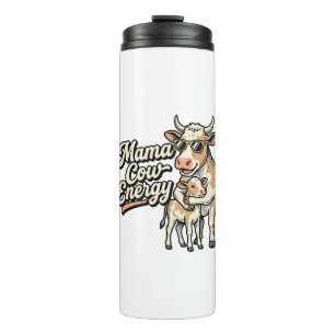 Mama Cow Shirt for Country Farm Moms Thermal Tumbler