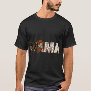 Mama Cowboy Western Moms First Rodeo Birthday T-Shirt