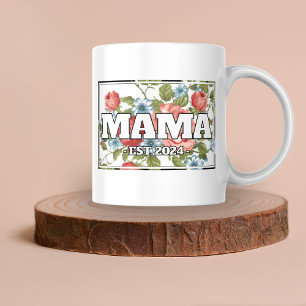 Mama Custom Floral Mug - Gifts for Mom