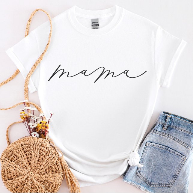 Mama Cute Script T-Shirt (Creator Uploaded)