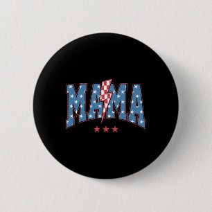 Mama Dada Mini 4th Of July American Family Matchin 6 Cm Round Badge