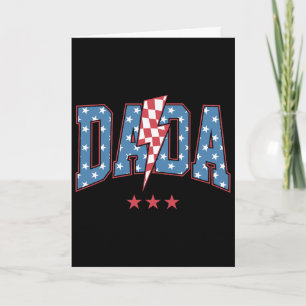Mama Dada Mini 4th Of July American Family Matchin Card