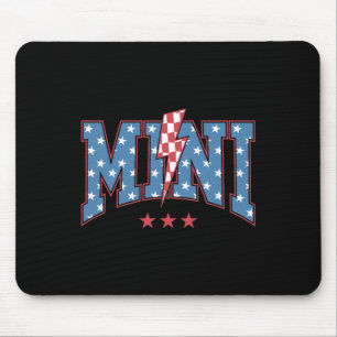 Mama Dada Mini 4th Of July American Family Matchin Mouse Pad