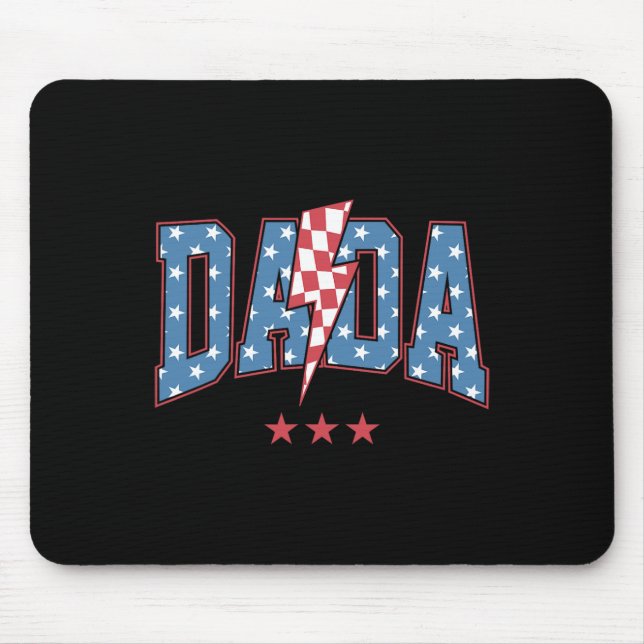 Mama Dada Mini 4th Of July American Family Matchin Mouse Pad (Front)