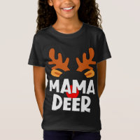 Mama Deer Matching Family Tribe Christmas Reindeer