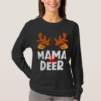Mama Deer Matching Family Tribe Christmas Reindeer