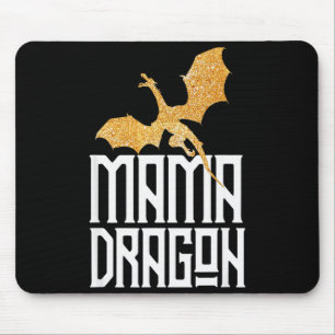 Mama Dragon Christmas Matching Family Tribe Mom Wi Mouse Pad