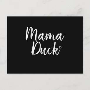 Mama Duck , Cute Duck, Mors Day, Gifts  Mum Holiday Postcard