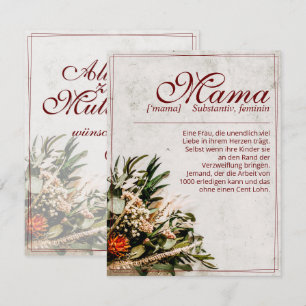 Mama - einfach unersetzlich - Bouquet