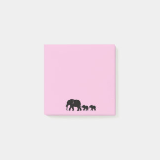 Mama Elephant with Babies Post it Notes