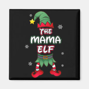 Mama Elf Christmas Pajamas Pjs Matching Family Gro Magnet