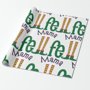 Mama Elf Wrapping Paper