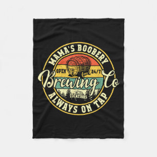 Mama Ery Breastfeeding Brewery New Mom Brewing Co  Fleece Blanket