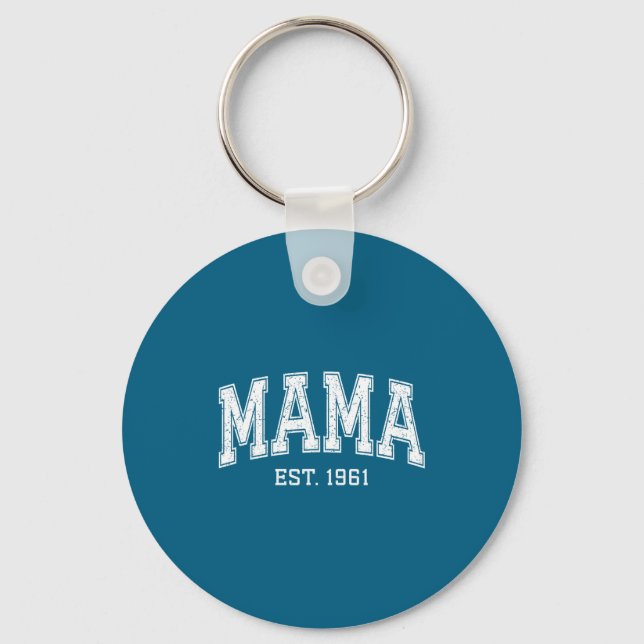 Mama Est 1961 Mom D Mothers Day Ized  Key Ring (Front)