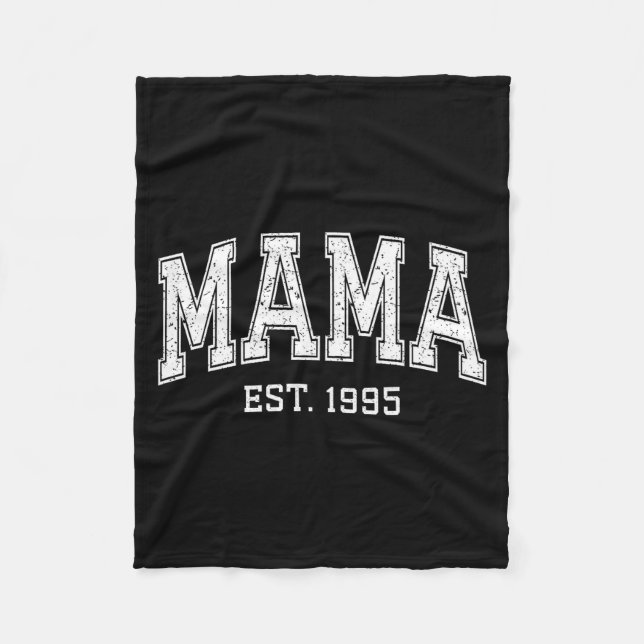 Mama Est 1995 Mom D Mothers Day Ized Premium Tri-b Fleece Blanket (Front)