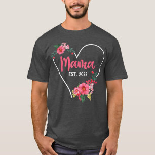 Mama Est 2022 Mum To Be , Pregnancy Announcement  T-Shirt