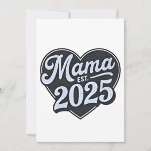 MAMA est 2025 Pregnancy Mothers Day Mum To Be Thank You Card