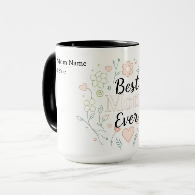 Mama Est. 2026 | New Mum Celebration Mug (Front Left)