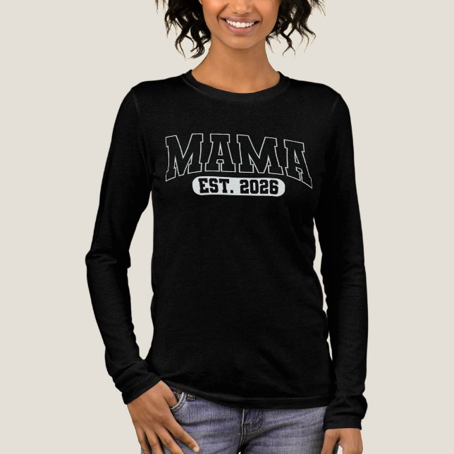 Mama Est 2026 Tri-Blend Shirt (Front)