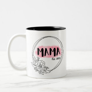 MAMA est. Two-Tone Coffee Mug