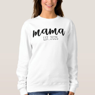 Mama Est Year Shirt, Mothers Day Gift For Mum,gift Sweatshirt