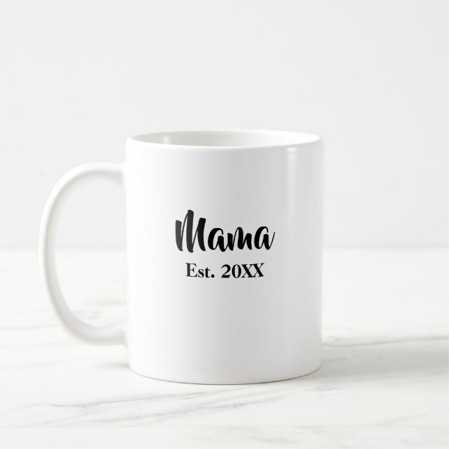 Mama Established New Mum Mug (Left)