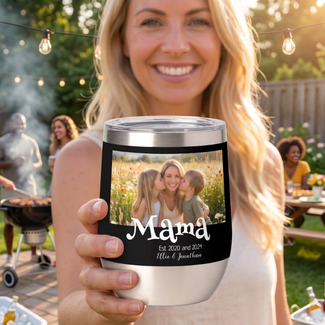 Mama Established Photo Kids Name Fun Text (Creator Uploaded)