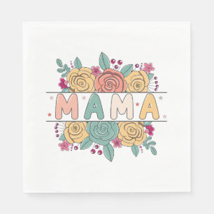 Mama Flower Napkin