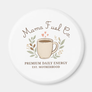 Mama Fuel Co. Cosy Coffee Mum Design Magnet