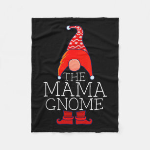 Mama Gnome Family Matching Group Christmas Outfits Fleece Blanket