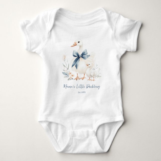 Mama Goose & Baby Duck Matching Bodysuit (Front)