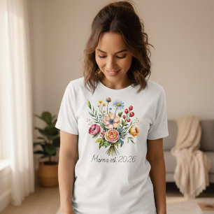 Mama Goose Est Playful Feminine Motherhood T-Shirt