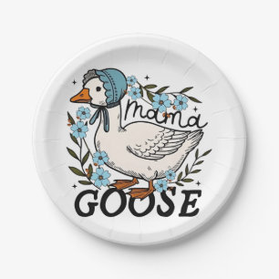 Mama Goose Silly Goose Mothers Day Paper Plate